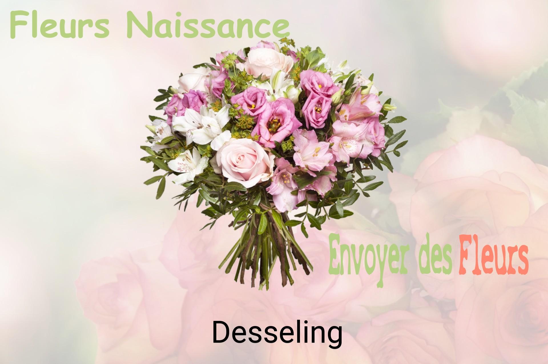 Bouquet de fleurs de naissance livré à Desseling